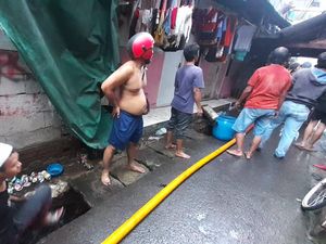 Kebakaran di Keagungan Jakbar Terjadi di Permukiman Padat