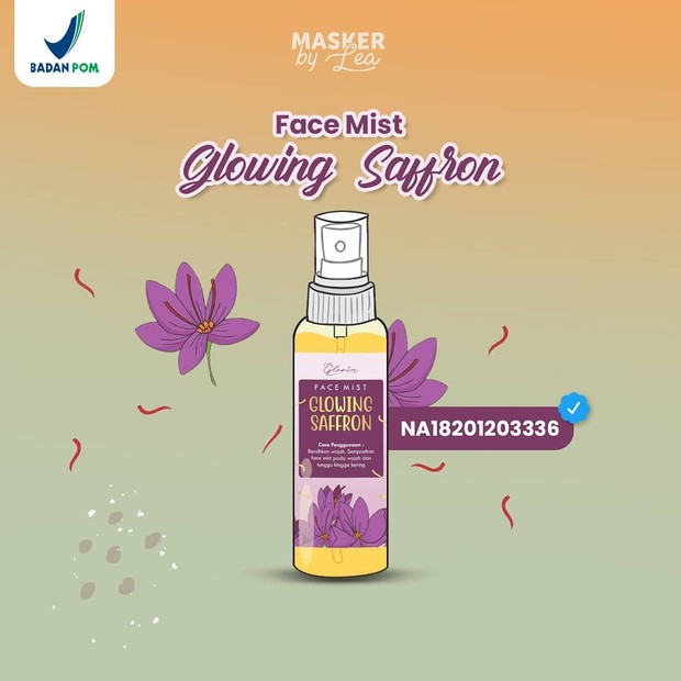 Lea Gloria Face Mist Saffron With Cactus/instagram.com/leagloria_id