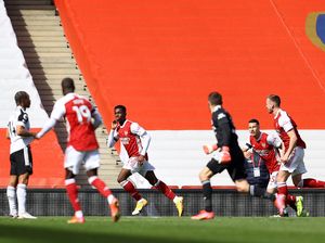 Arsenal Vs Fulham 1-1, Gol Nketiah di Injury Time Selamatkan The Gunners