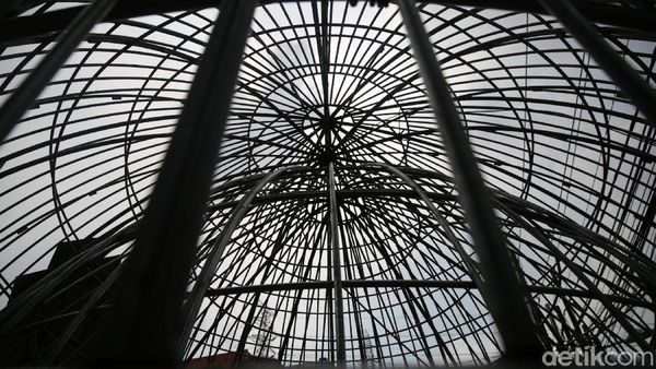 Melihat Pembuatan Kubah Masjid di Caman Bekasi