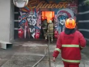 Api Lalap Kafe di Jalan Martadinata Bandung