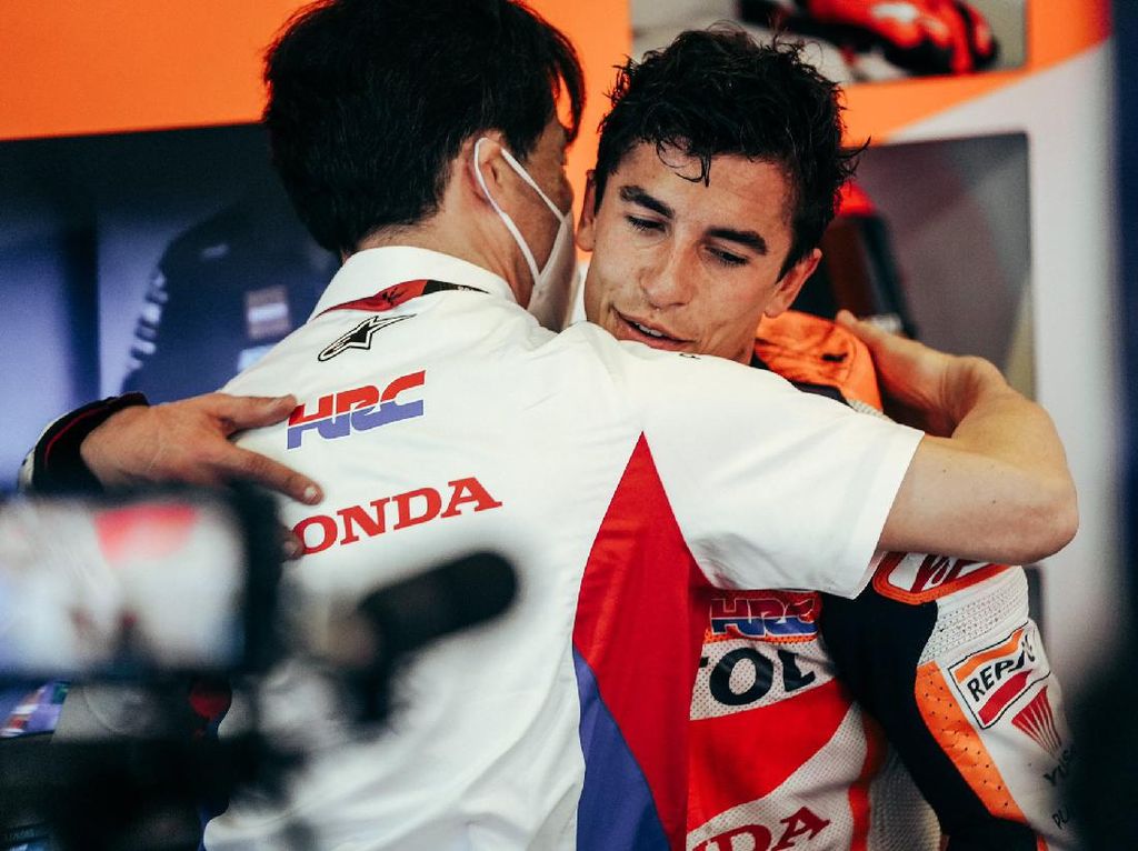 Repsol Honda Setia Menunggu Marc Marquez Naik Podium Lagi