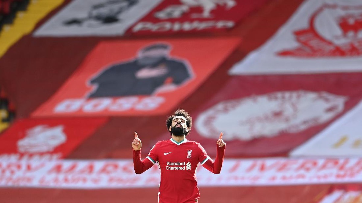 Klopp: Salah Mau Hat-trick Sepatu Emas. (Foto: Getty Images/Laurence Griffiths)