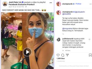 Bule Nyebelin! Disuruh Pakai Masker Malah Ngeledek