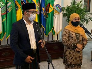 Silaturahmi ke Ridwan Kamil, Khofifah Bantah Ada Pertemuan Politik Silaturahmi ke Ridwan Kamil, Khofifah Bantah Ada Pertemuan Politik