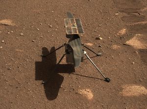 NASA Perpanjang Misi Helikopter Ingenuity di Mars hingga September NASA Perpanjang Misi Helikopter Ingenuity di Mars hingga September