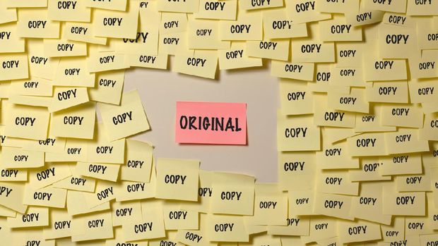 ilustrasi plagiat atau plagiarisme