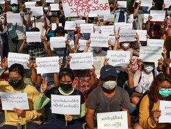 Paksa Junta Myanmar Berunding Akhiri Kekerasan, UE Jatuhkan Sanksi Baru