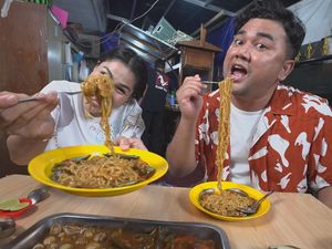 Bikin Laper! Hebohnya Ncess Nabati dan DJ Katty Makan Mie Kerang dan Ada Hadiah Rp 500 Ribu