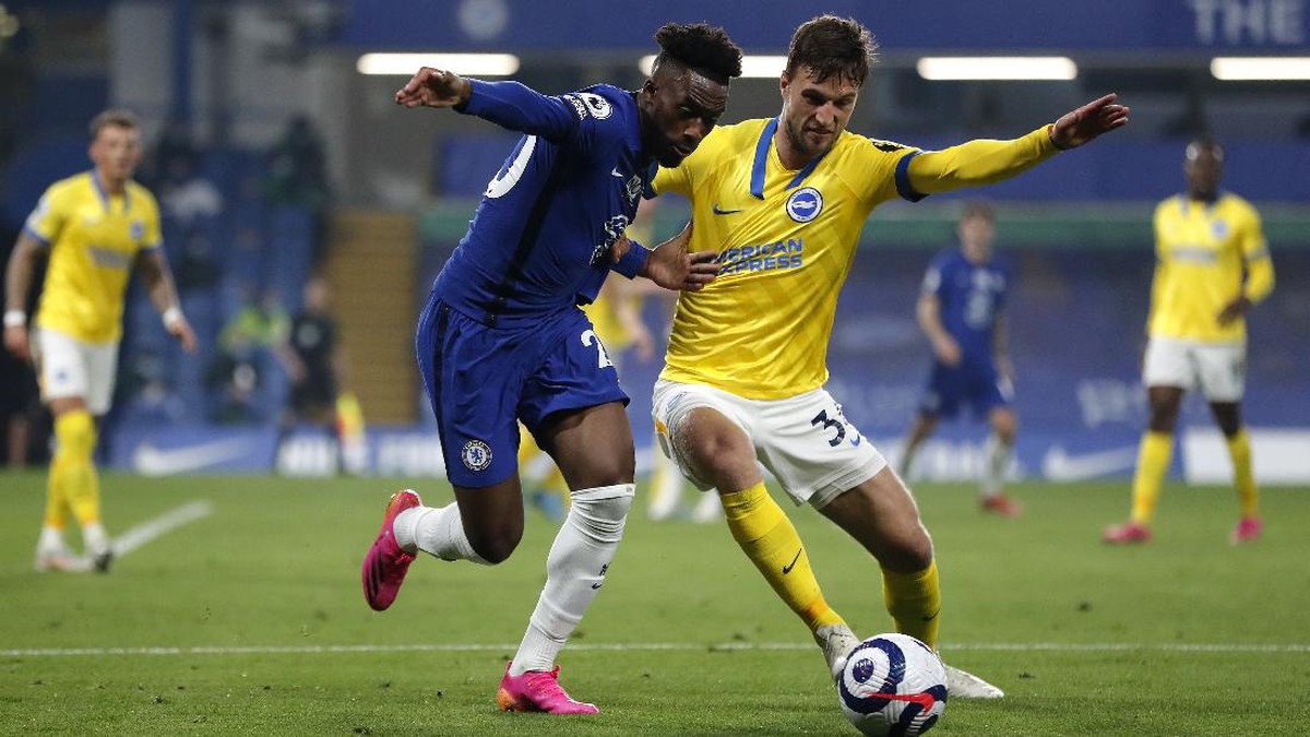 Chelsea vs Brighton tuntas tanpa gol. (Foto: Getty Images/Pool)