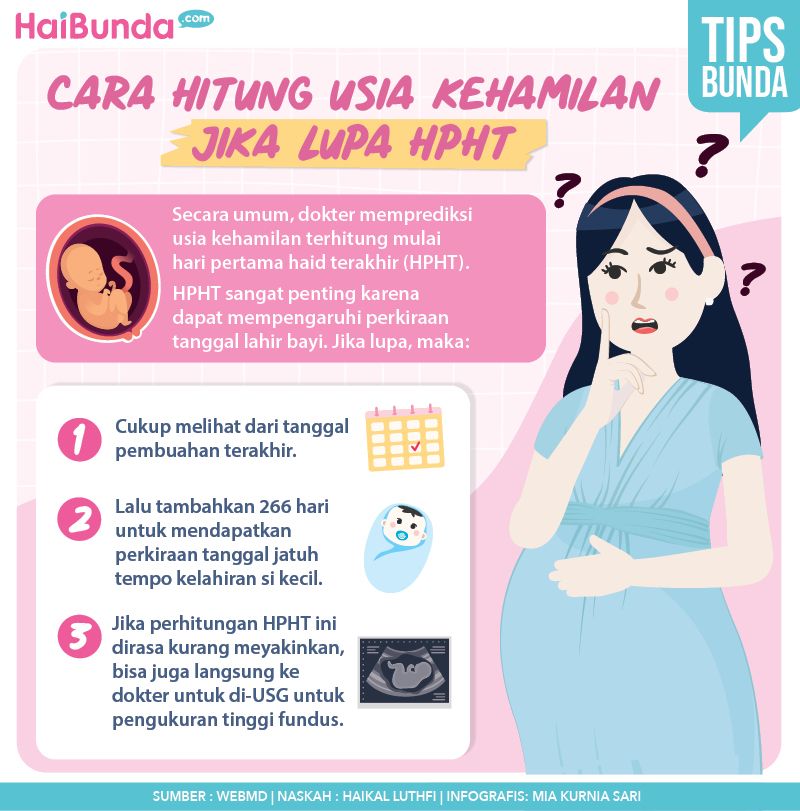 Infografis cara menghitung HPHT