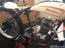 Motor Custom Buatan Anak SMK yang Curi Perhatian Sandiaga Uno