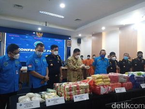 BNN Bongkar 5 Jaringan Narkoba, 212 Kg Sabu Disita