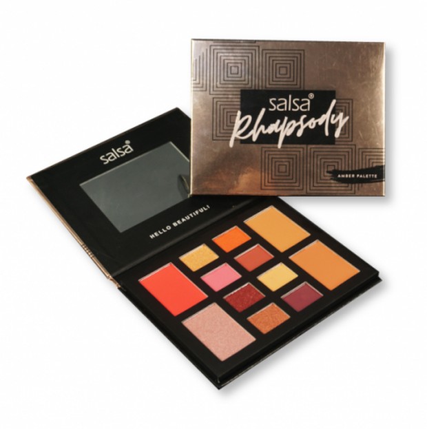 salsa rhapsody face palette shade amber/sumber foto: salsacosmetic.com salsa rhapsody face palette shade amber