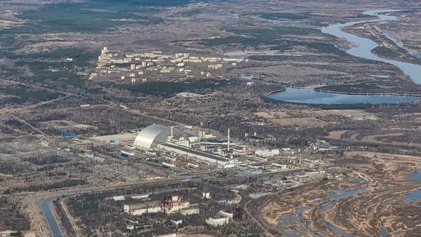Rupa Situs Nuklir Chernobyl dari Penerbangan Rendah