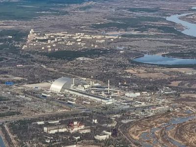 Rupa Situs Nuklir Chernobyl dari Penerbangan Rendah