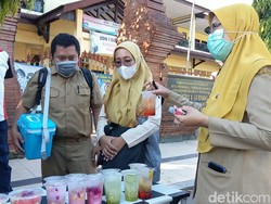 Cek Pasar Takjil, Dinkes Trenggalek Temukan Zat Berbahaya Dalam Makanan