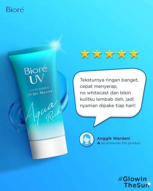 Biore UV Aqua Rich Watery Essence SPF 50/Instagram.com/id.biore