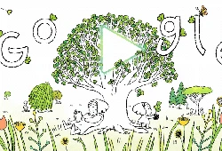 Google Doodle Ajak Tanam Pohon di Hari Bumi