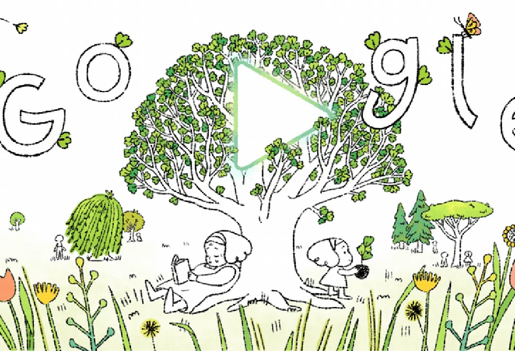 Google Doodle Ajak Tanam Pohon di Hari Bumi