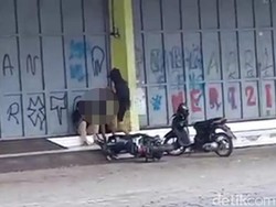 Viral Video Pemuda Brutal Tendang Dua Remaja Cianjur