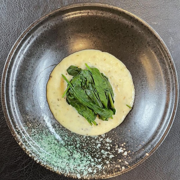 Creamy Spinach/Sumber/Instagram/ayudiac. Creamy Spinach.