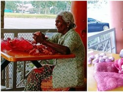 Salut! Nenek 84 Tahun Ini Jadi Tukang Kupas Bawang karena Ingin Mandiri