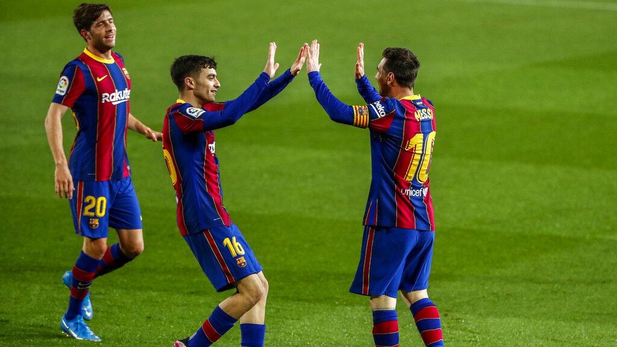 Barcelona menang 5-2 atas Getafe (Foto: AP/Joan Monfort)