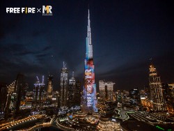Free Fire Rilis Karakter Baru Melalui Atraksi Light Show Burj Khalifa
