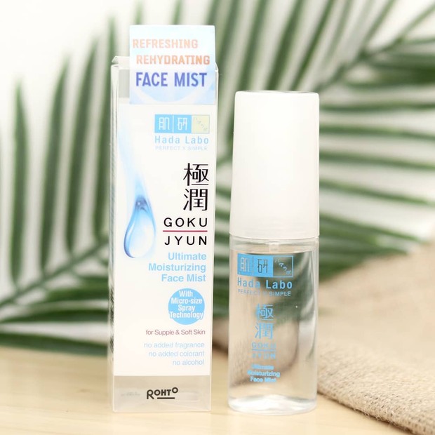 Hada Labo Gokujyun Ultimate Moisturizing Face Mist/instagram.com/hadalaboid Rekomendasi face mist affordable untuk menyegarkan kulit wajah