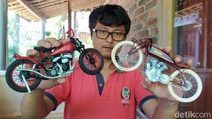 Miniatur Moge Klasik Made In Temanggung Laku Keras di AS