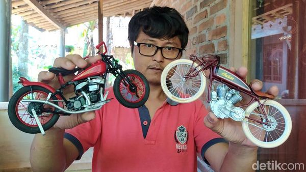 Miniatur Moge Klasik Made In Temanggung Laku Keras di AS