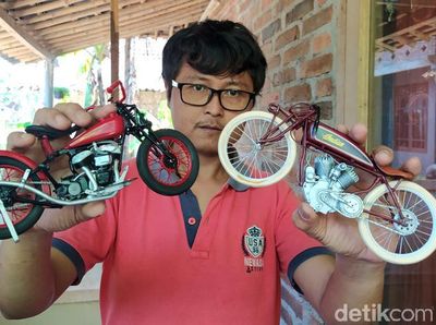 Miniatur Moge Klasik Made In Temanggung Laku Keras di AS