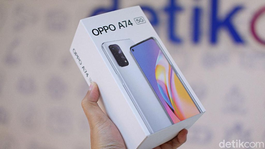 Unboxing Oppo A74 5G, HP 5G Termurah di Indonesia Harga Rp 3 jutaan