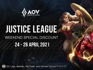 Para Punggawa Justice League Dapat Diskon Besar di Arena Of Valor!