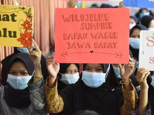 Semringah Para Santri di Jabar Soal Mudik