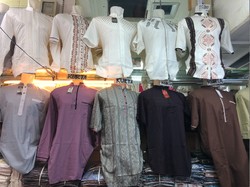 Jelang Lebaran 2021, Baju Koko Kurta Mulai Diburu di Tanah Abang