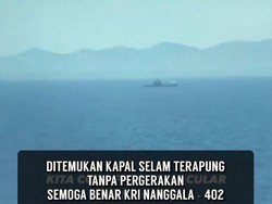 Beredar Video Kapal Selam Terapung, TNI: Itu KRI 404 Ardadedali