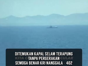 Beredar Video Kapal Selam Terapung, TNI: Itu KRI 404 Ardadedali Beredar Video Kapal Selam Terapung, TNI: Itu KRI 404 Ardadedali