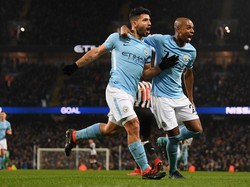 Final Piala Liga Inggris: Fernandinho-Aguero Selangkah Menuju Rekor