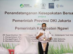 Anies Serap Gabah Petani Ngawi untuk DKI, Khofifah: Terima Kasih