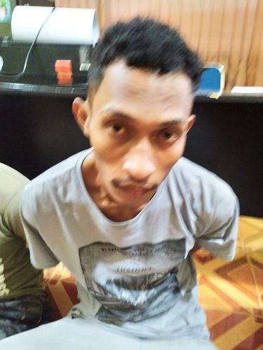 Pelaku penyerangan mobil dinas bea cukai Riau (Dok Kapolresta Pekanbaru Kombes Nandang Mu'min)