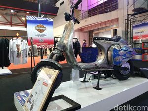 Vespa Elettrico di IIMS 2021, Bodi Jadul Mesin Kekinian Vespa Elettrico di IIMS 2021, Bodi Jadul Mesin Kekinian