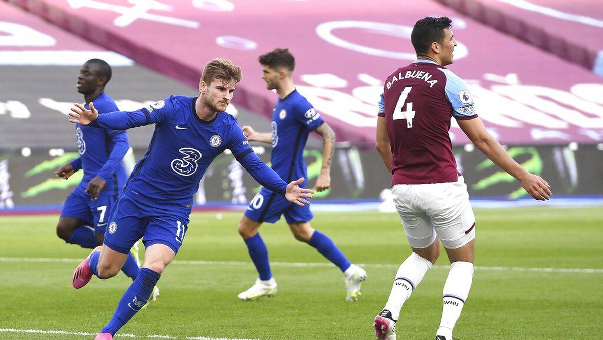 Timo Werner bikin gol, Chelsea menang 1-0 atas West Ham United (AP/Andy Rain)