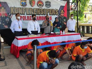 12 Pemuda di Lamongan Terlibat Aksi Kekerasan hingga Lawan Polisi