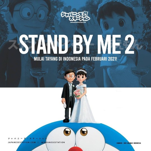 Doraemon Stand by Me 2/sumber: www.instagram.com/japanesestation/ Fakta menarik seputar film terbaru Doraemon bertajuk Doraemon Stand by Me 2.