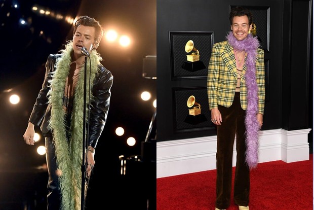 Harry Styles di Grammy Awards 2021.