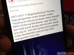 Viral Info Begal Berkostum Pocong di Pandeglang, Polisi: Hoaks!