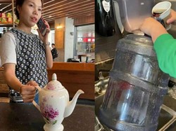 Kocak! Orang-orang Ini Bawa Teko dan Galon Demi Promo Kopi Gratis