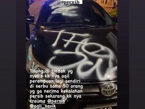 Mobil Kakaknya Dicoret-coret Oknum Bobotoh, Ini Kata Kiper Persib Aqil Mobil Kakaknya Dicoret-coret Oknum Bobotoh, Ini Kata Kiper Persib Aqil